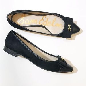 Sam Edelman Women’s Lizzy Flats Pointy Toe black